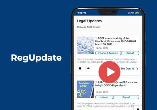 Mobile app for Legal Updates