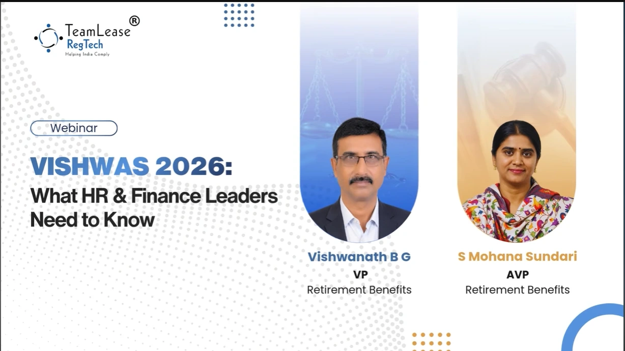 VISHWAS 2026 webinar with Vishwanath B G and S Mohana Sundari